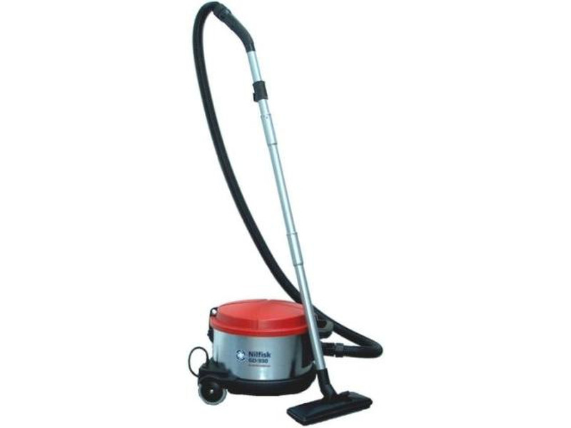 Nilfisk GD930R Cylinder vacuum 15L 1000W Red,Silver