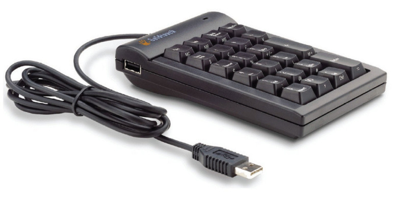 Hypertec KEYB6NBHY USB Числовой Черный клавиатура