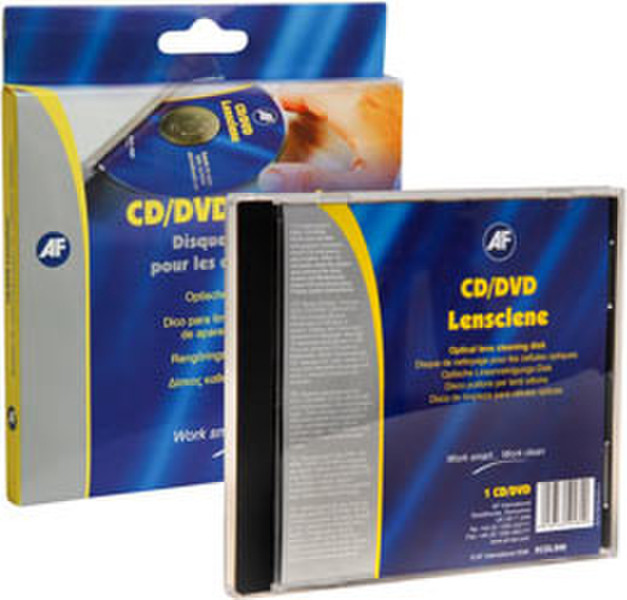 AF CD/DVD Lens-Clene CD's/DVD's