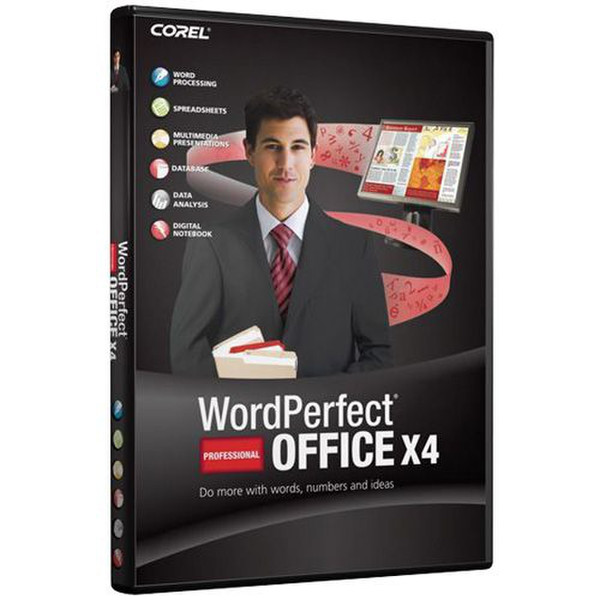 Corel WordPerfect Office X4 Professional, 121-250u, ML