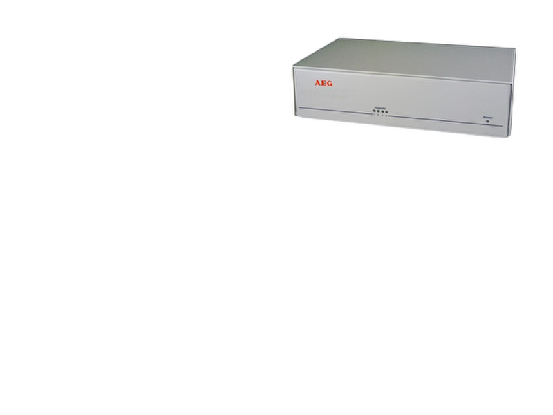 AEG Load Switch 4розетка(и) 230В Серый сетевой фильтр