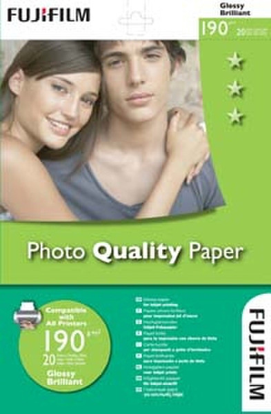 Fujifilm Photo Quality Paper glossy 10x15cm, 190g (50) фотобумага