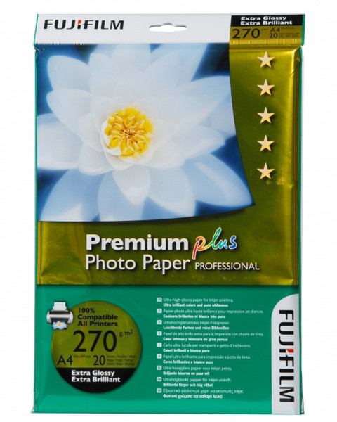 Fujifilm Premium Plus Photo Paper Prof. 10x15 cm, 270g (20) фотобумага