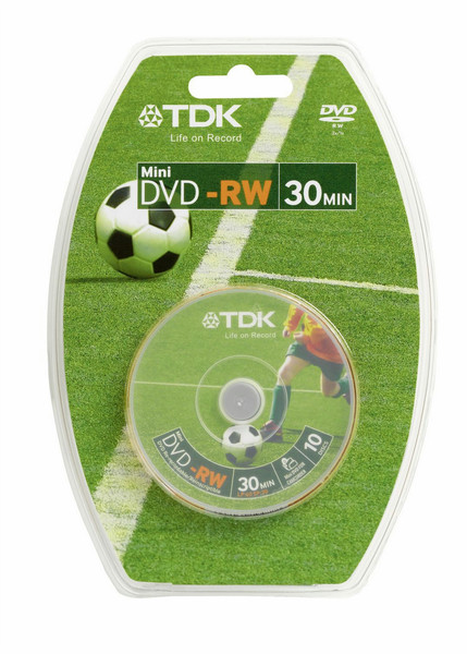 TDK T19488 1.4ГБ DVD-RW 10шт чистый DVD