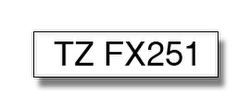 Brother TZ FX251 TZ Etiketten erstellendes Band