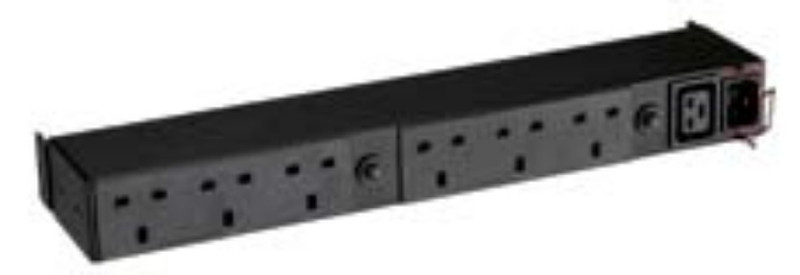 Eaton FlexPDU, 6x BS 6AC outlet(s) Black power distribution unit (PDU)