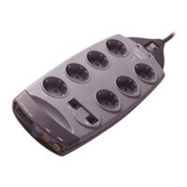 Belkin Surge Protector/7 outlet 220V 3m grey 7розетка(и) Серый сетевой фильтр