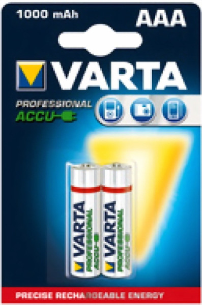 Varta Professional Nickel-Metal Hydride (NiMH) 1000mAh 1.2V rechargeable battery