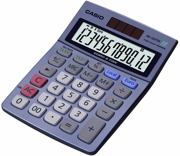 Casio MS-120TER Pocket Basic calculator Grey calculator