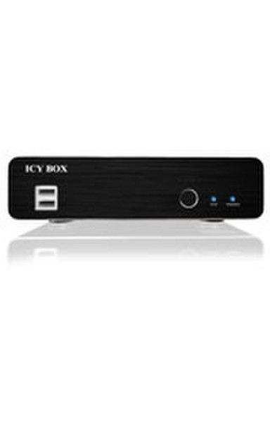 ICY BOX IB-MP309HW-B Schwarz Digitaler Mediaplayer