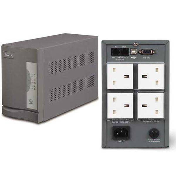 Belkin 1200VA Universal UPS w/AVR 1200VA Grey uninterruptible power supply (UPS)