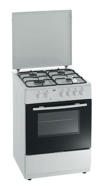 ETNA EFG667VWIT Freestanding Gas hob A White cooker