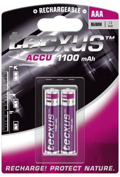 Tecxus AAA 1100mAh 1.2V Wiederaufladbare Batterie