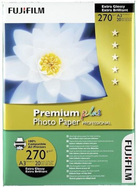 Fujifilm Premium Plus Photo Paper Prof. A3, 270g (20) фотобумага