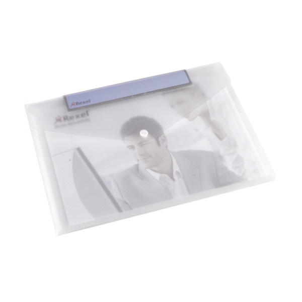 Rexel ctive Popper Folder Extra Capacity Landscape Clear Polypropylene (PP) Transparent Aktendeckel