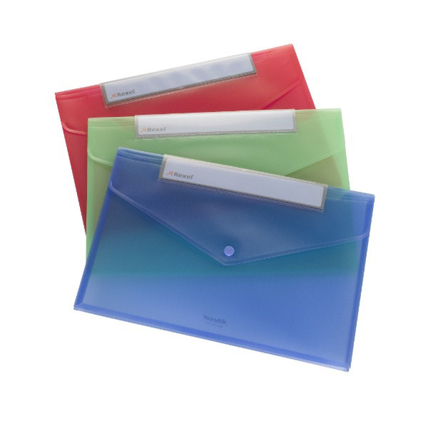 Rexel Active Pop Folder Extra Capacity Landscape Assorted Polypropylene (PP) Mehrfarben Aktendeckel