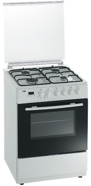 ETNA EFG687VWIT Freestanding Gas hob A White cooker