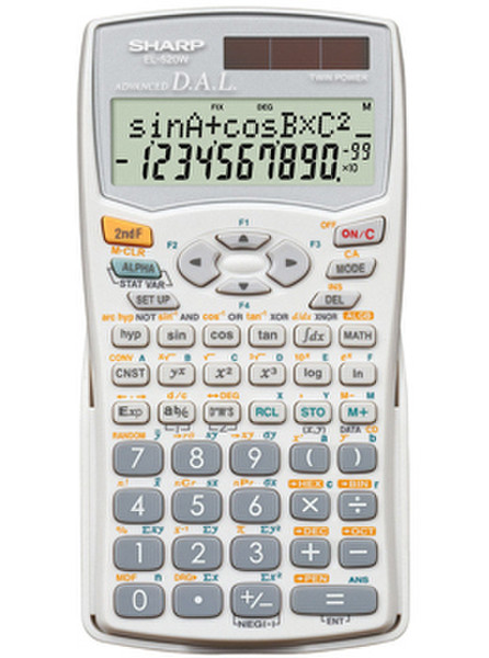 Sharp EL-520WB Pocket Scientific calculator