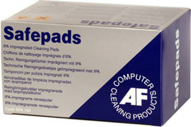 AF Safepads disinfecting wipes