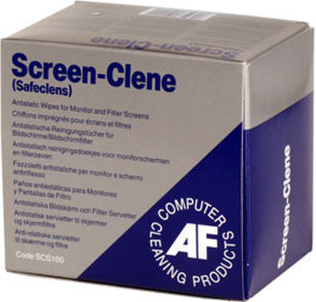 AF Screen-Clene Sachets disinfecting wipes