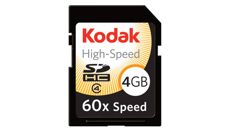 Kodak SDHC 4GB 4GB SDHC memory card