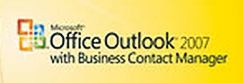 Microsoft Office Outlook 2007 with Business Contact Manager, OLP-NL, GOV Government (GOV)