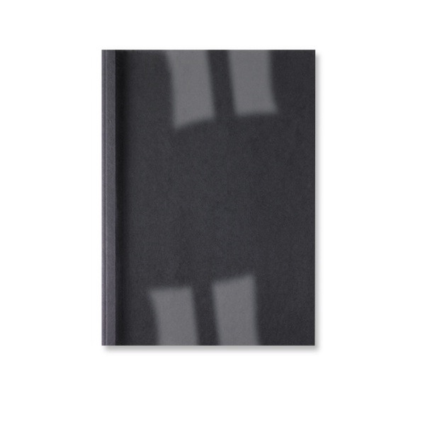 GBC LeatherGrain Thermo-Bindemappen 1,5mm, schwarz (100) Umschlag