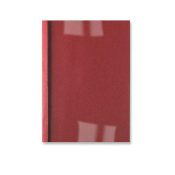 GBC LeatherGrain Thermo-Bindemappen 1,5mm, rot (100) Umschlag