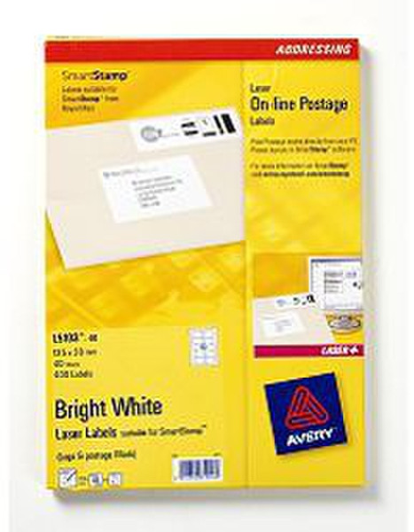 Avery Online Postage Labels White 40pc(s) self-adhesive label