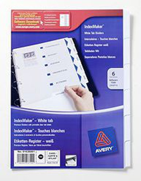 Avery IndexMaker Dividers White divider