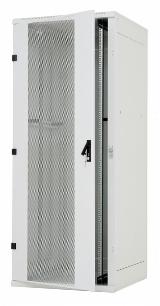 Triton Free-standing cabinet RMA 800x900 15U left perf. door Freistehend Grau Rack