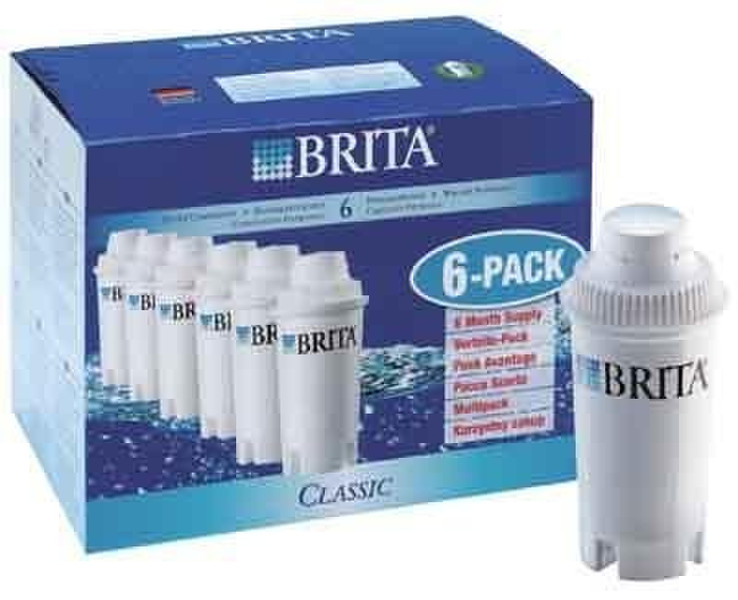 Brita Classic, 6 Pack Cartridge 6pc(s)