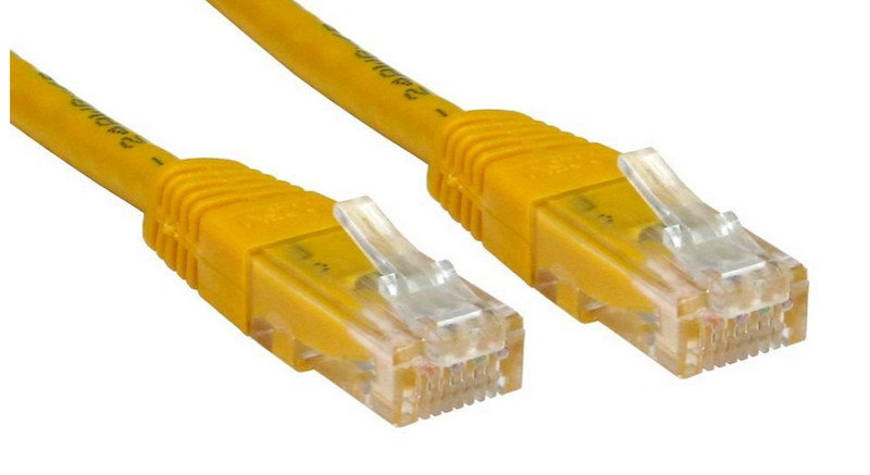 Solution Point Cat 6, UTP, 0.5m 0.5m Cat6 U/UTP (UTP) Yellow networking cable
