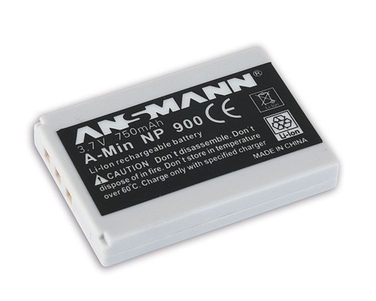 Ansmann A-Min NP 900 Lithium-Ion (Li-Ion) 750mAh 3.7V Wiederaufladbare Batterie