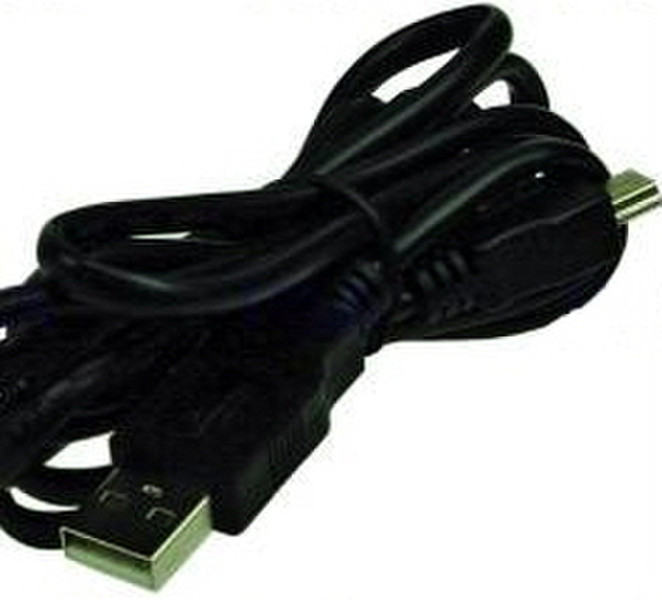 2-Power USB - Mini USB 1м Черный кабель USB