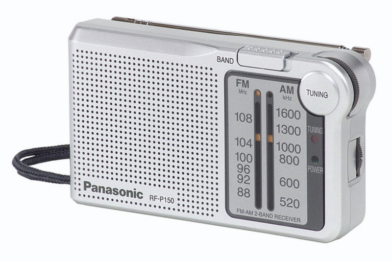 Panasonic RF-P150EG9-S Portable Analog Silver radio