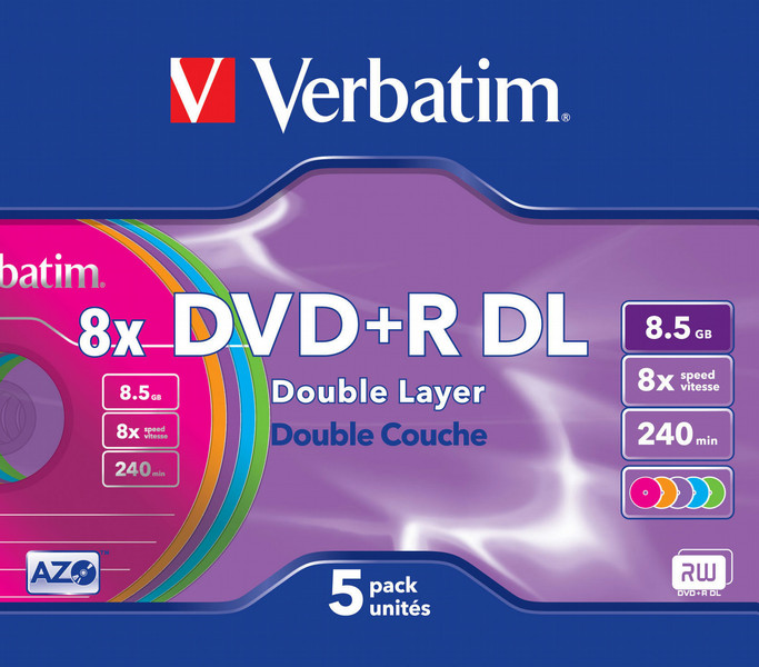 Verbatim 43682 8.5GB DVD+R 1pc(s)