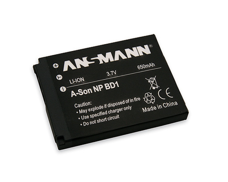 Ansmann A-Son BD 1 Lithium-Ion (Li-Ion) 650mAh 3.7V rechargeable battery