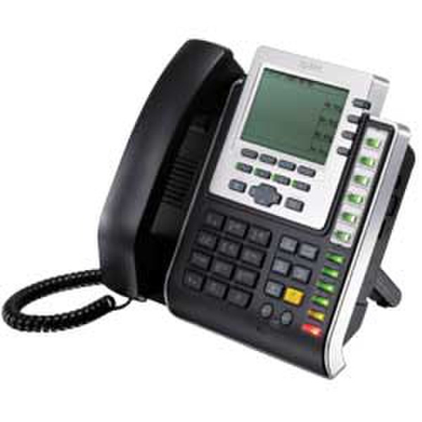 ZyXEL V501 2линий ЖК Черный, Белый IP-телефон
