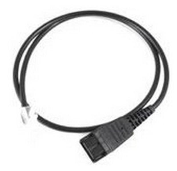 Jabra 8800-00-88 0.5м Черный телефонный кабель