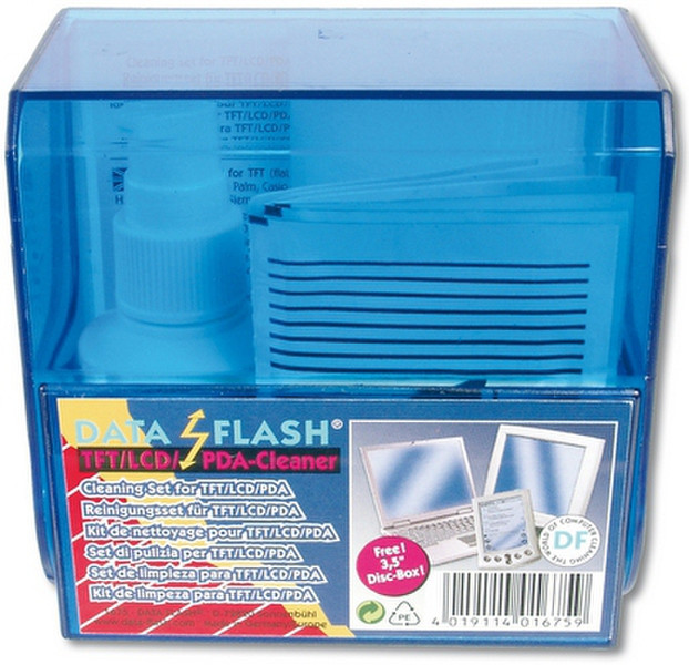 ASSMANN Electronic A-90296 LCD/TFT/Plasma Equipment cleansing wet/dry cloths & liquid 50ml equipment cleansing kit