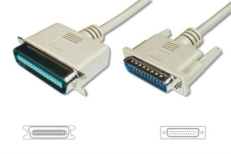 ASSMANN Electronic AK 711 1,8M 1.8m Beige printer cable