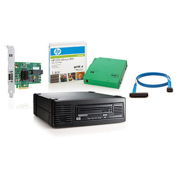 Hewlett Packard Enterprise StoreEver LTO-4 Ultrium 1760 SAS Internal Drive/with(4)Cartridge Bundle/Promo ленточные накопитель