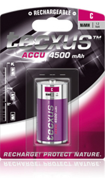 Tecxus C/ NiMH 4500mAh Nickel-Metal Hydride (NiMH) 4500mAh 1.2V rechargeable battery