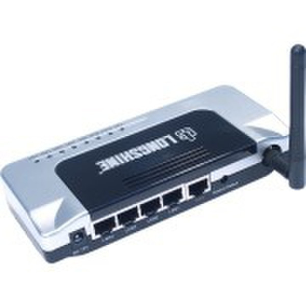 Longshine LCS-WR5-2214-A Fast Ethernet Black,Silver wireless router