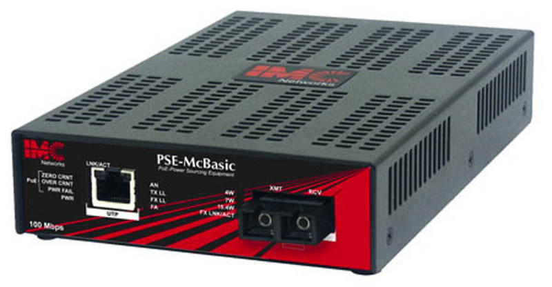 IMC Networks PSE-McBasic, TX/SSFX-SM1550/LONG-SC 100Mbit/s 1550nm network media converter