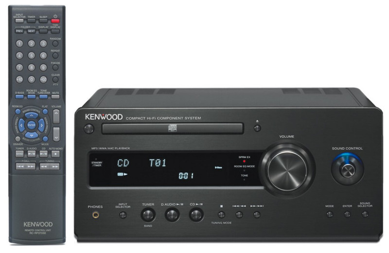 Kenwood Electronics R-K711-B Black AV receiver