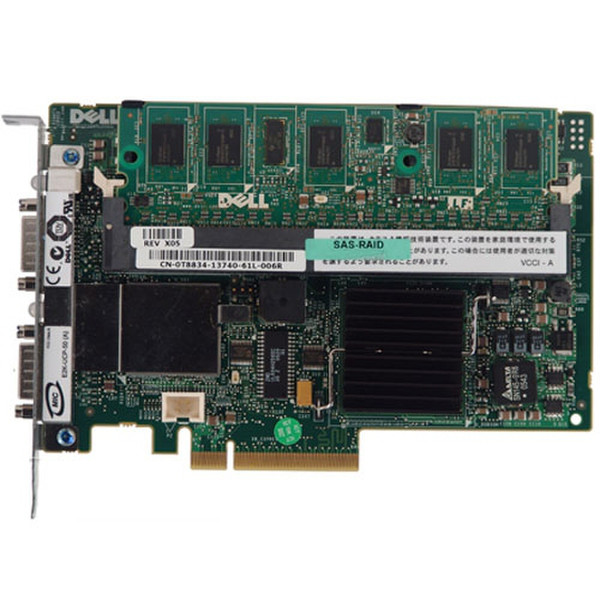 DELL PERC 5/E PCI Express x8 3Гбит/с RAID контроллер