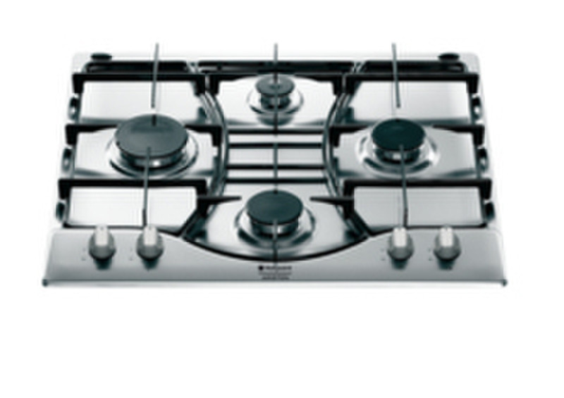 Hotpoint PH 640MS IX Встроенный Gas hob Нержавеющая сталь