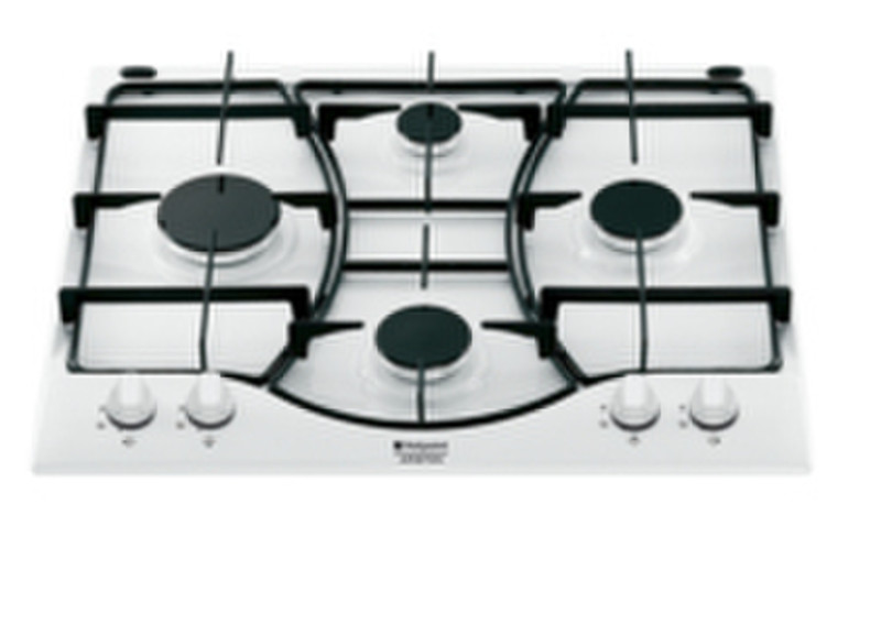 Hotpoint PH 640MS (WH)/HA Встроенный Gas hob Белый